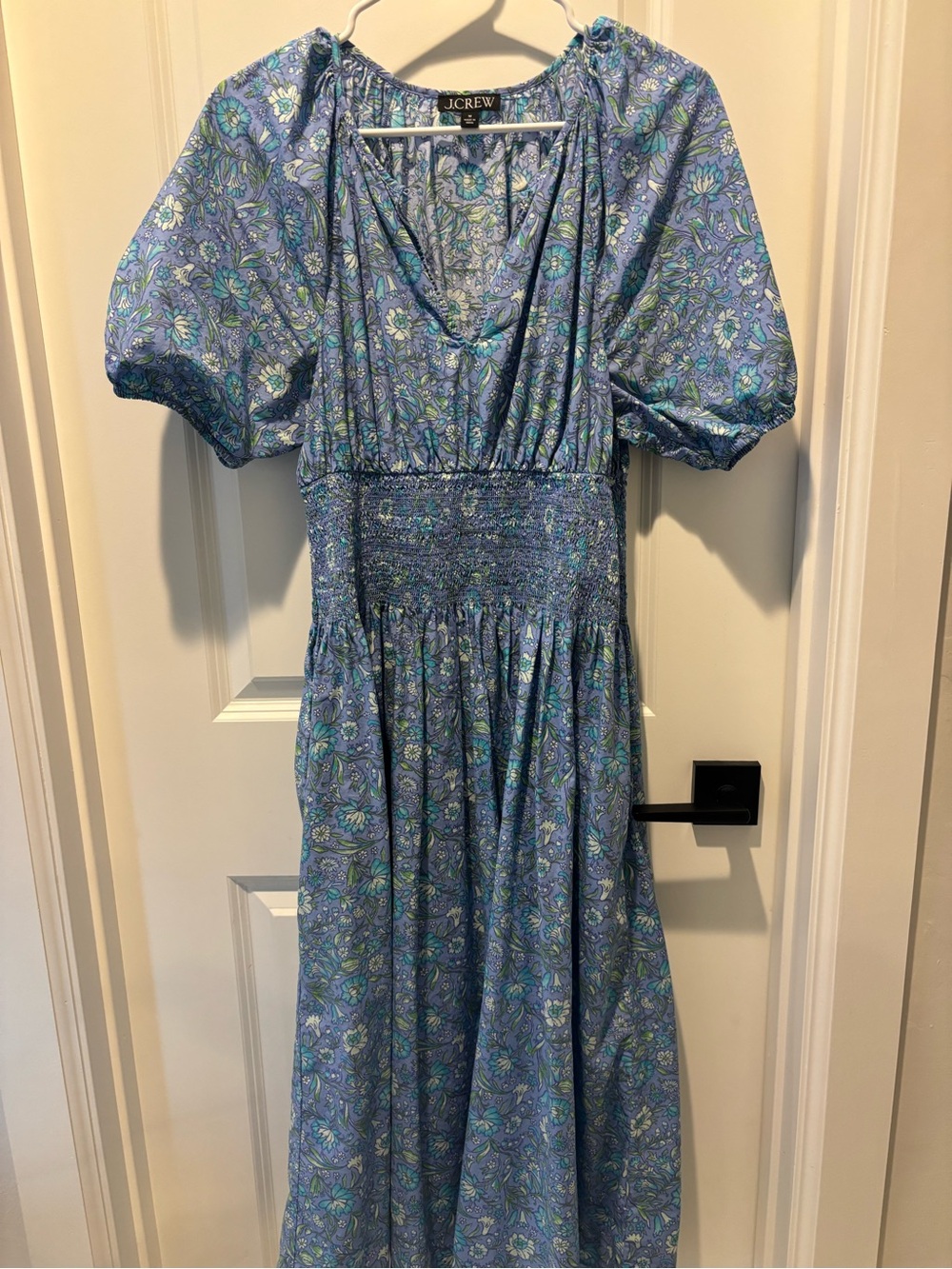 JCREW smocked waist floral dress